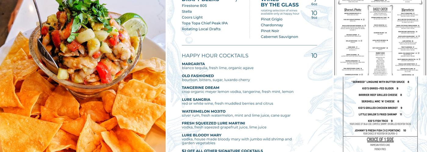 Lure Fish House Menu