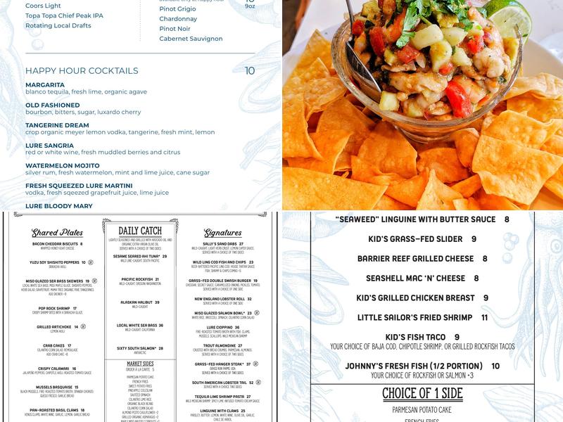 Lure Fish House Menu