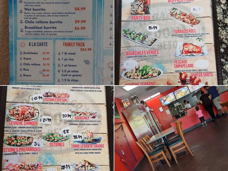 Mariscos Don Beto Menu