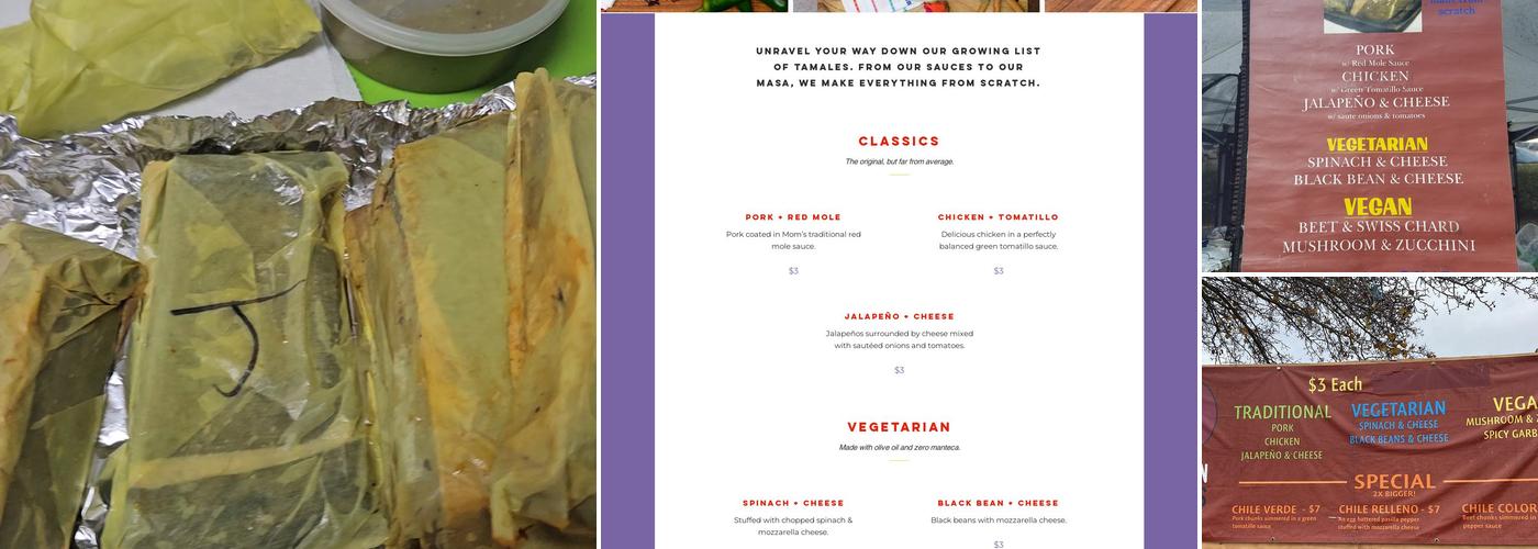 Oaxacan Tamales:Comida Oaxaqueña Menu