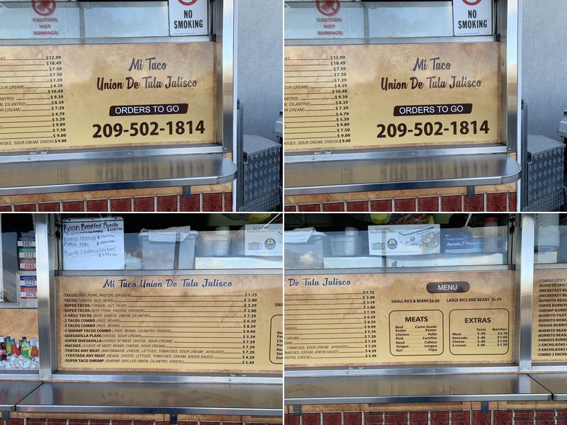 Mi Taco Unión De Tula Jalisco Menu