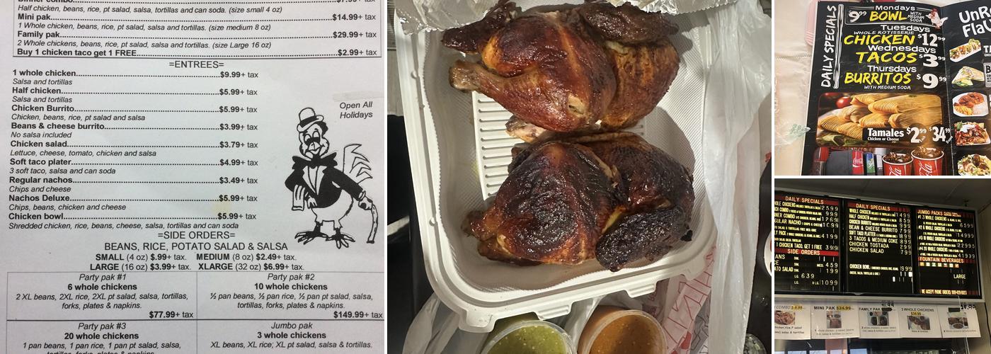 El Pollo Dorado Menu