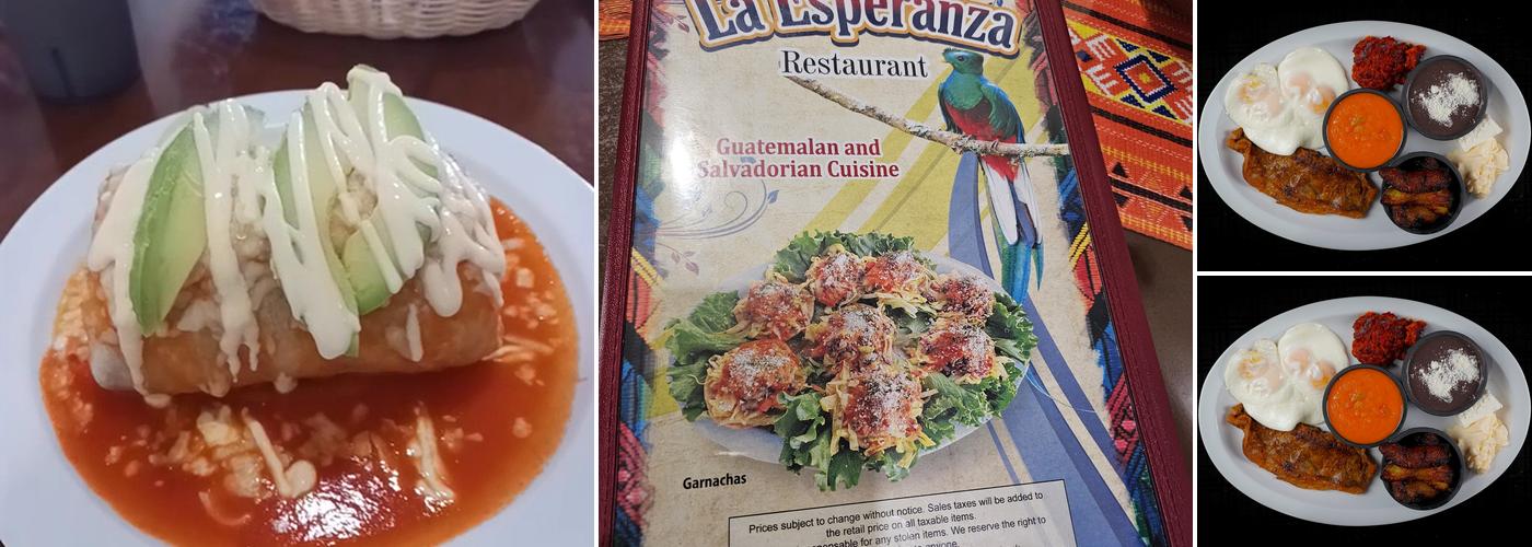 La Esperanza Restaurant & Bakery Menu