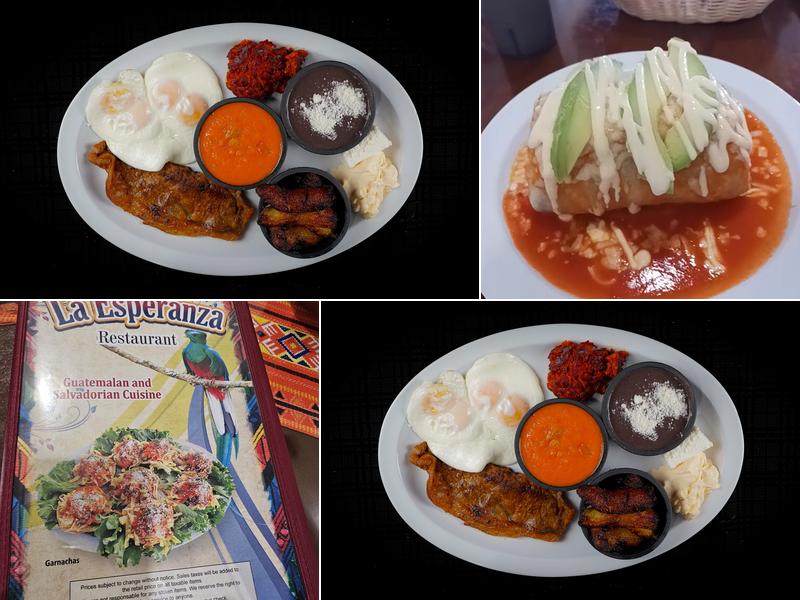 La Esperanza Restaurant & Bakery Menu