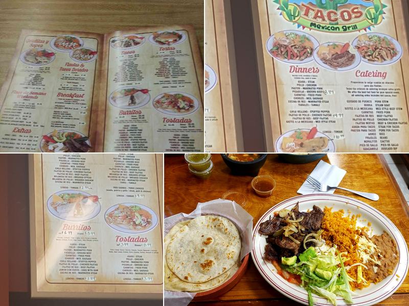 El Monte Taco Menu