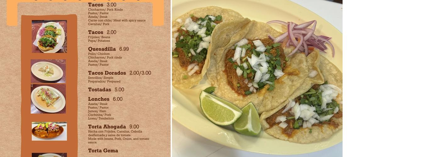 Don Lemus Restaurant Menu