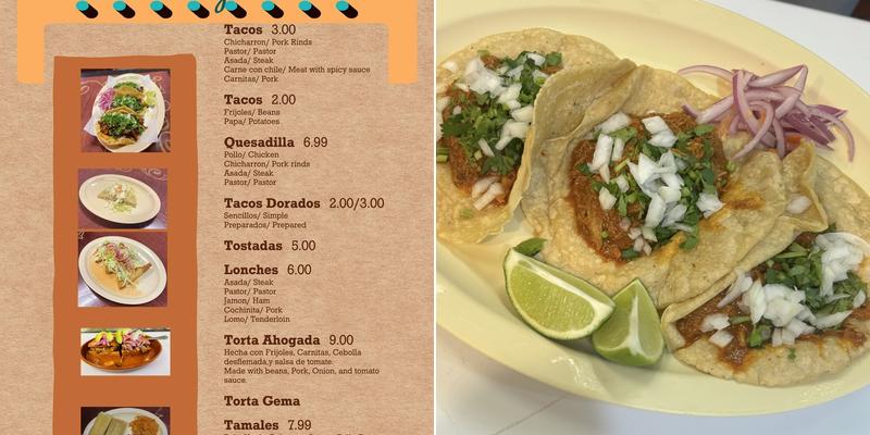 Don Lemus Restaurant Menu