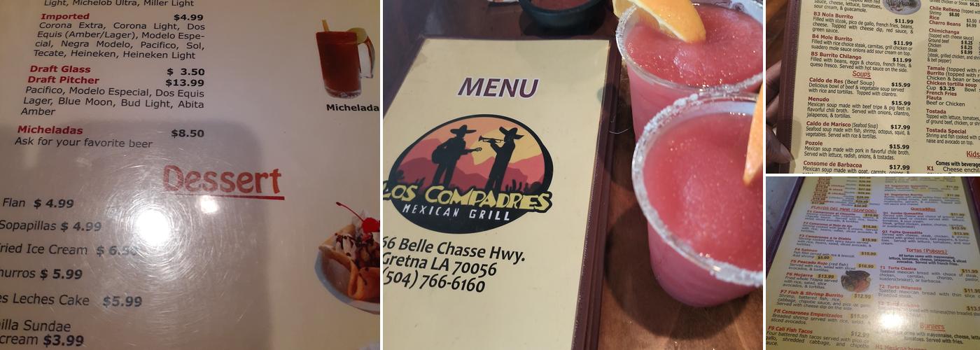 Los Compadres Menu