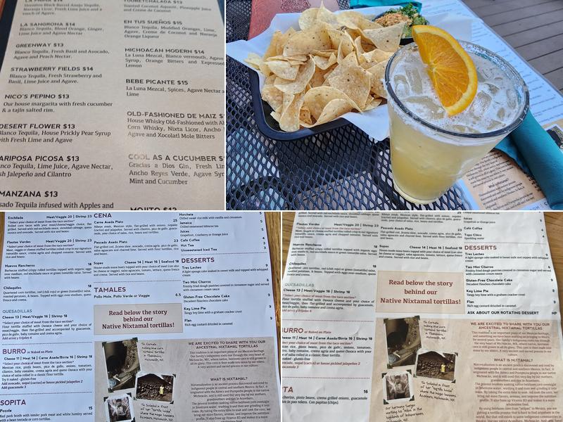 Nico’s Taco Bar on Como Menu