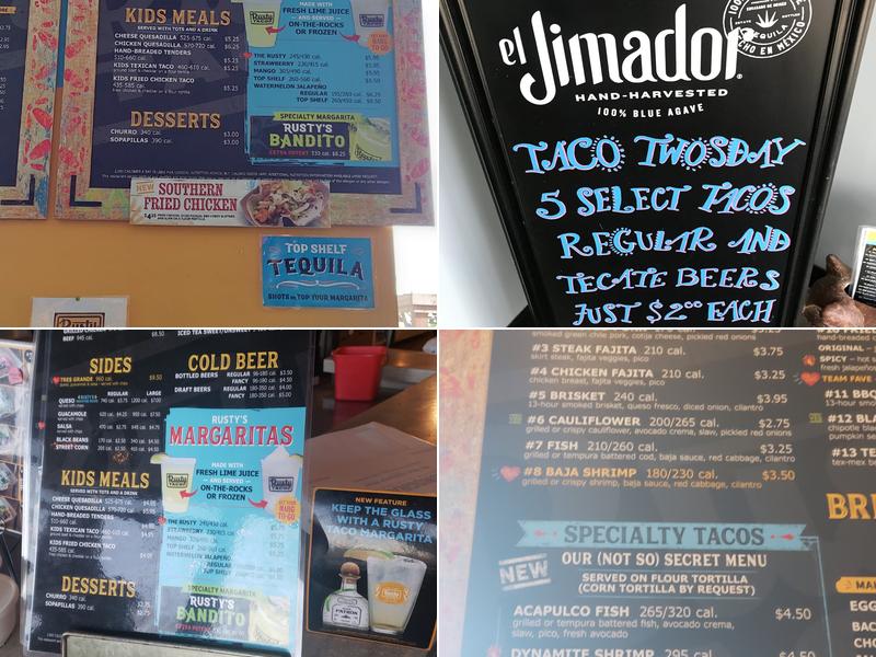 Rusty Taco Menu