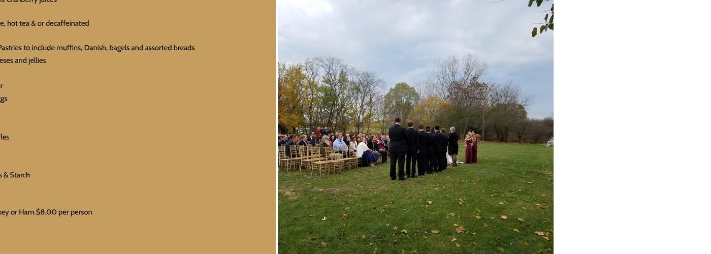 Palacio Catering and Conference Center Menu