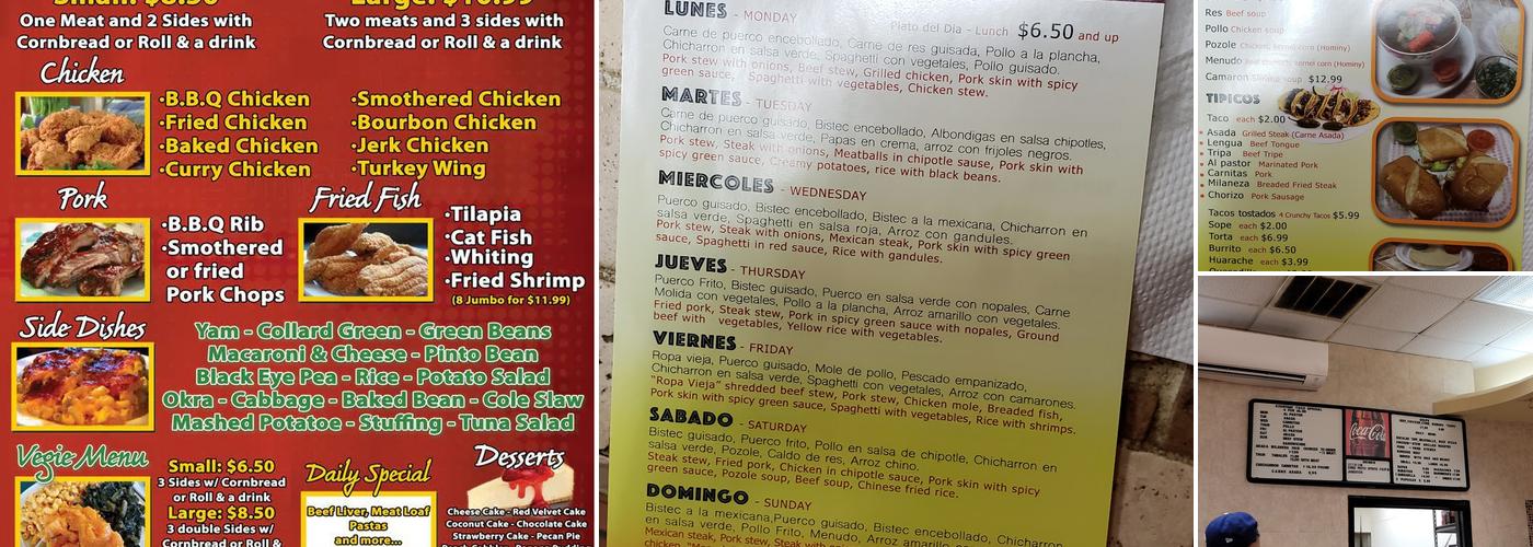 Los Reyes 2 Menu