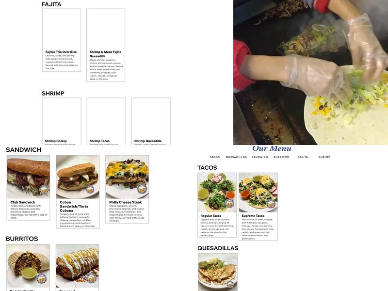 Tacos Costa Grande​ Menu