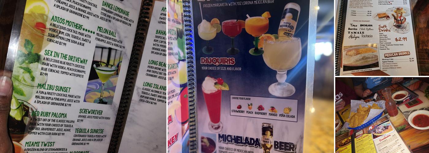 Canelo's Mexican Grill and Bar Menu