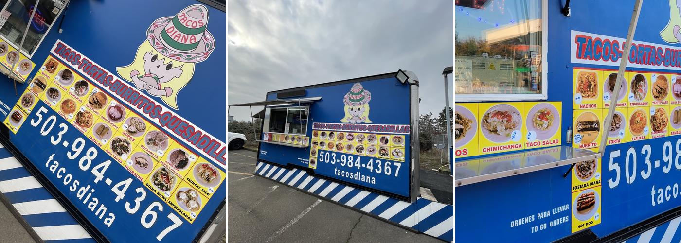 Tacos diana Menu