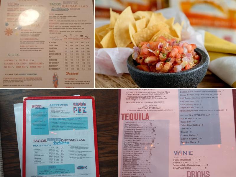 Loco Pez West Philly Menu