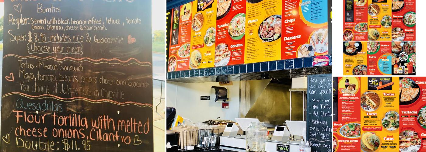 Uncle Berto’s Burritos Menu