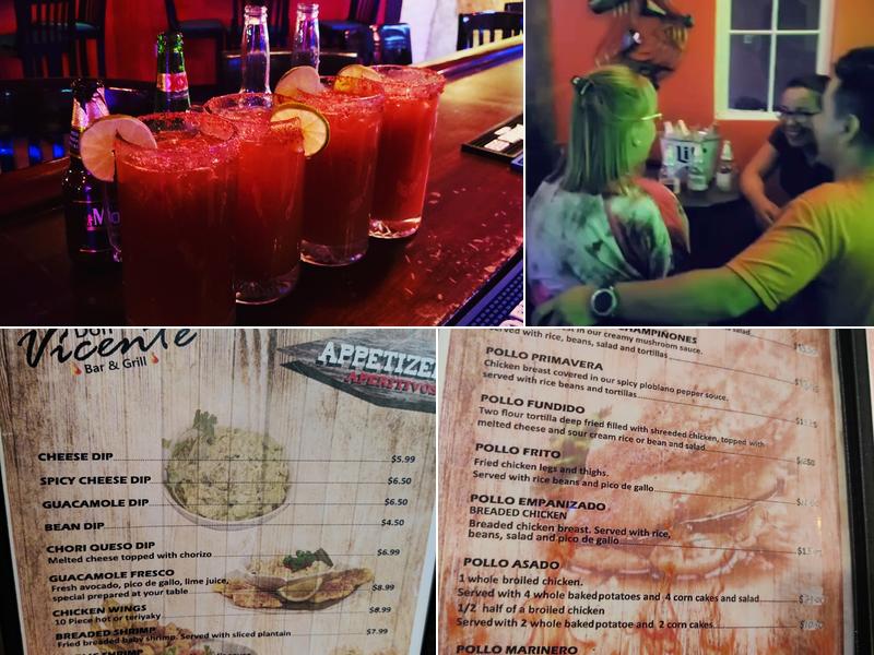 Don Vicente Bar & Grill Menu
