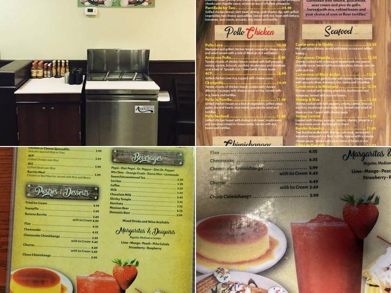 Country Burrito Bar and Grill Menu