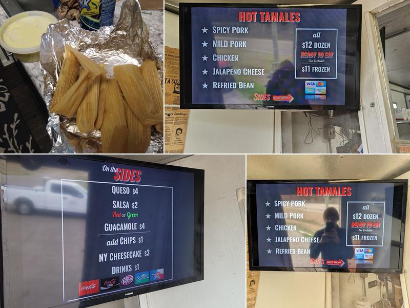 Hot Tamales since 1976 Menu