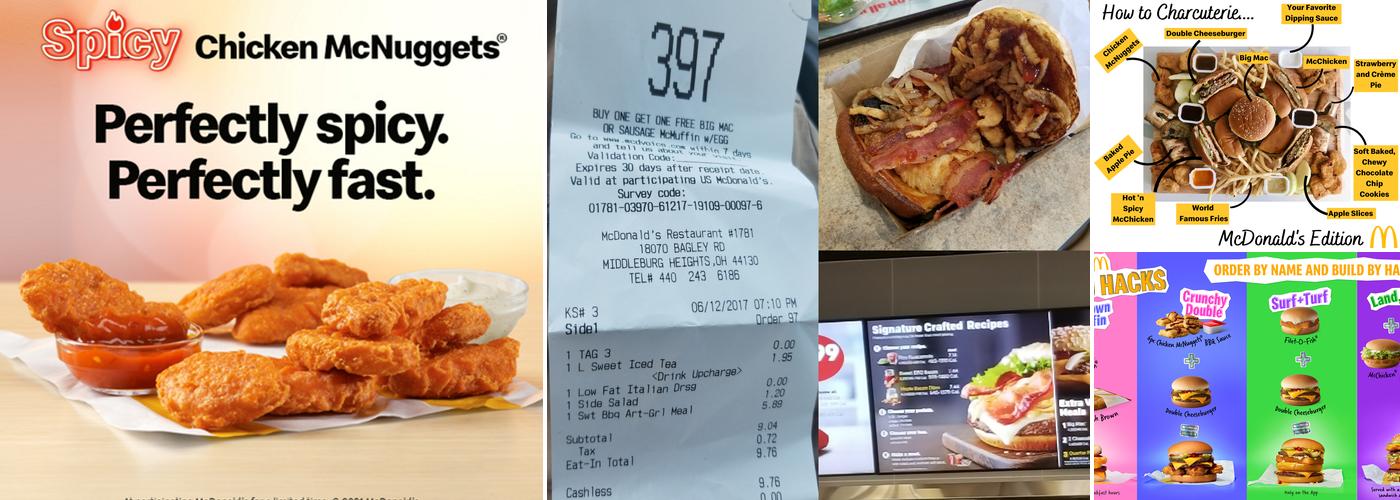 McDonald's Menu