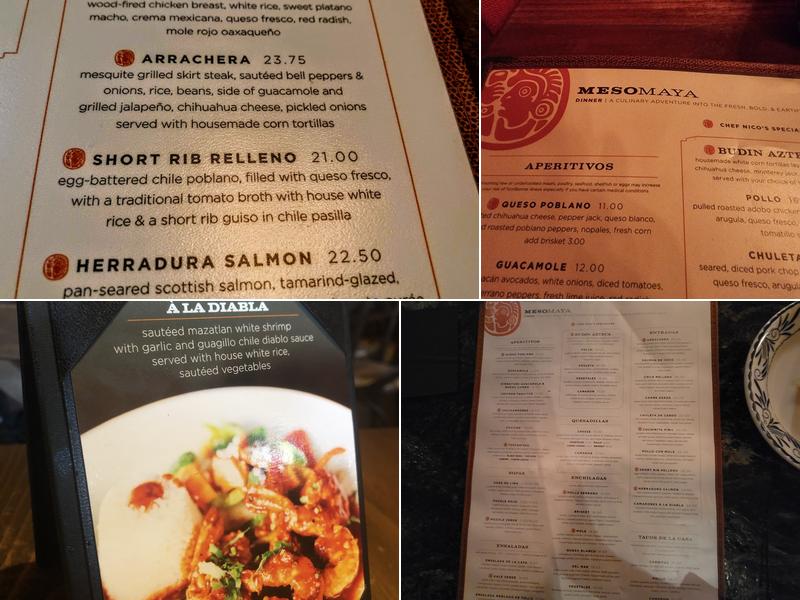 Meso Maya Comida Y Copas Menu