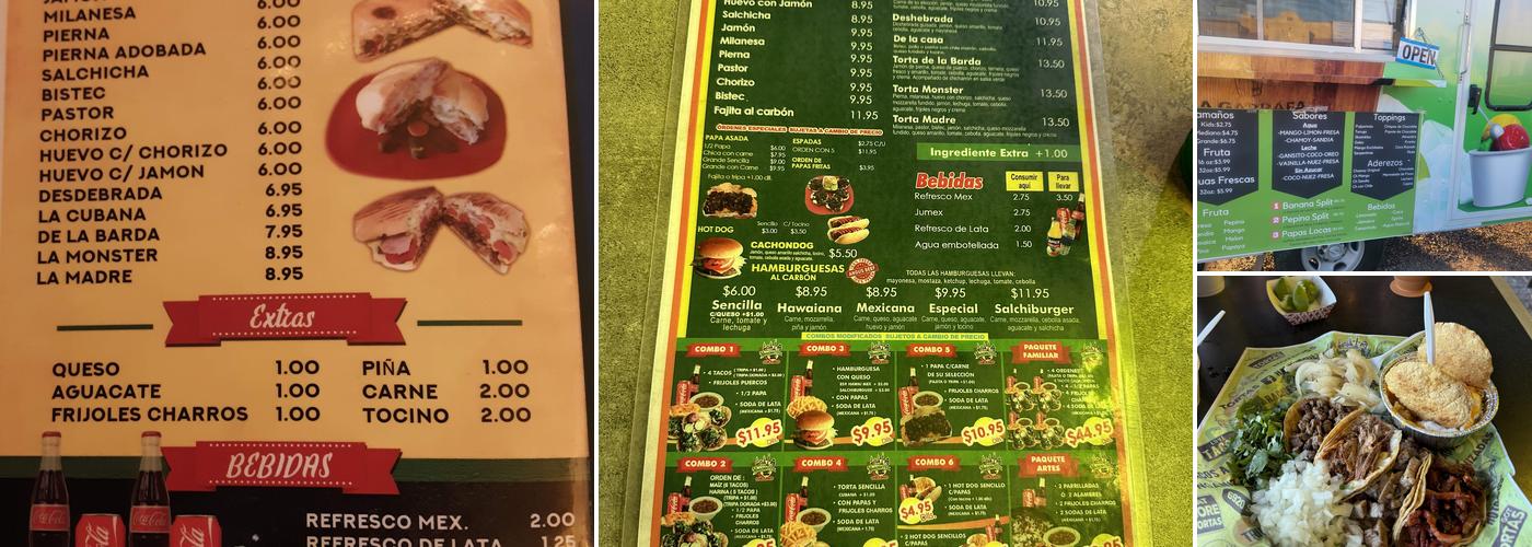 El Vagoncito Chilango Menu