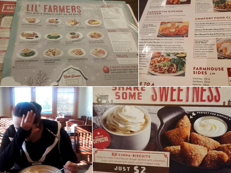Bob Evans Menu