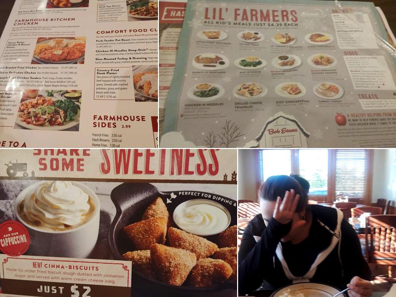 Bob Evans Menu