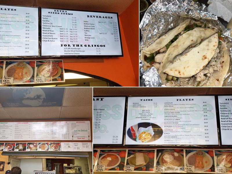 Dumass Taco Menu