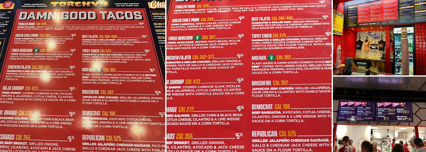 Torchy's Tacos Menu