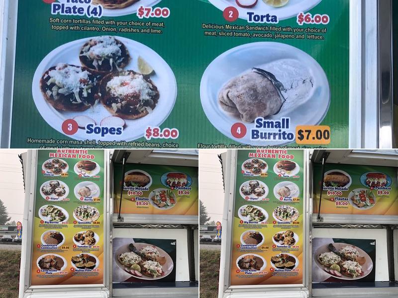 Taqueria Guadalajara Menu