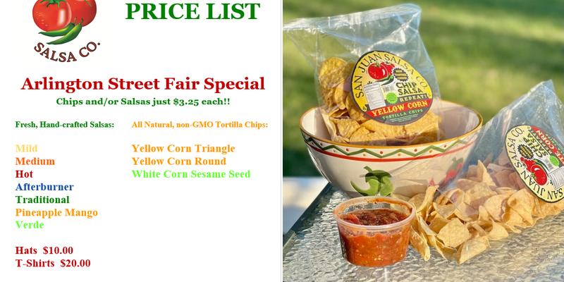 San Juan Salsa Co Menu