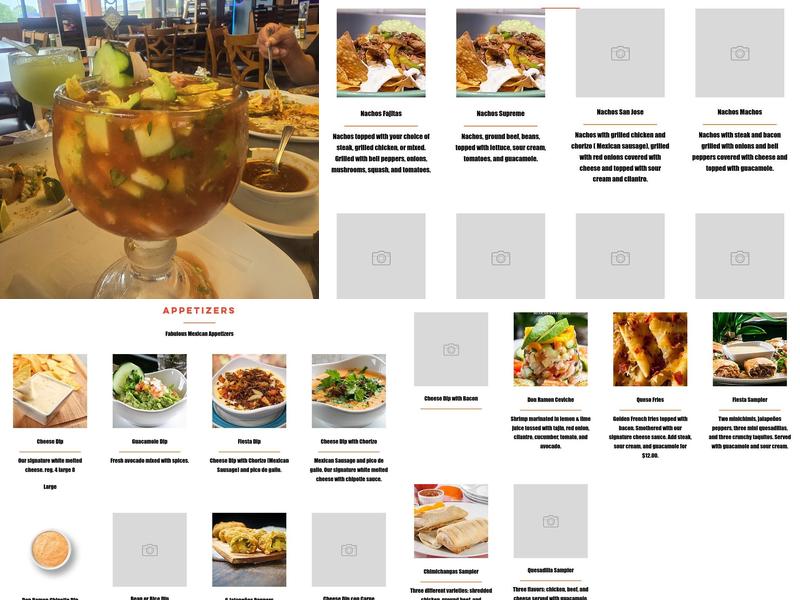 DON RAMON WEST BEND WI Menu