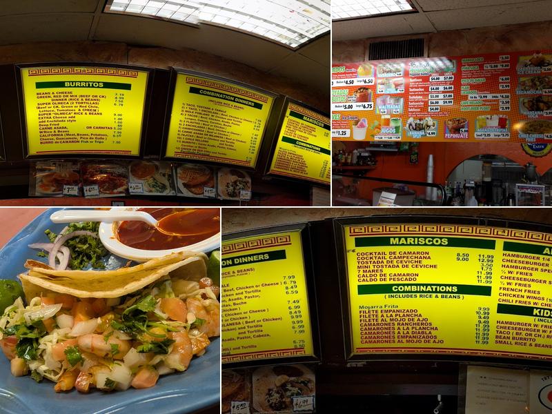 La Olmeca Restaurant Menu