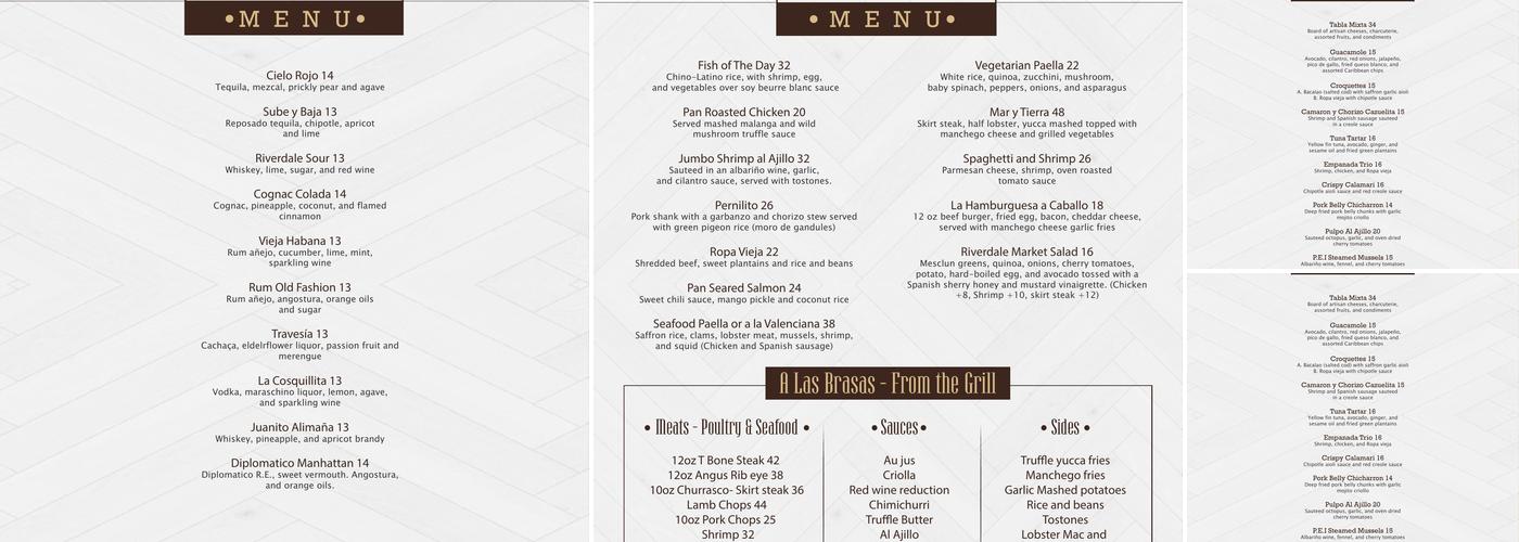 Yukka Menu