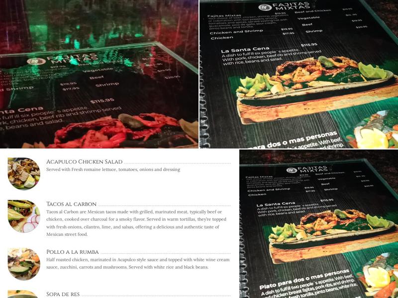 rumba Menu