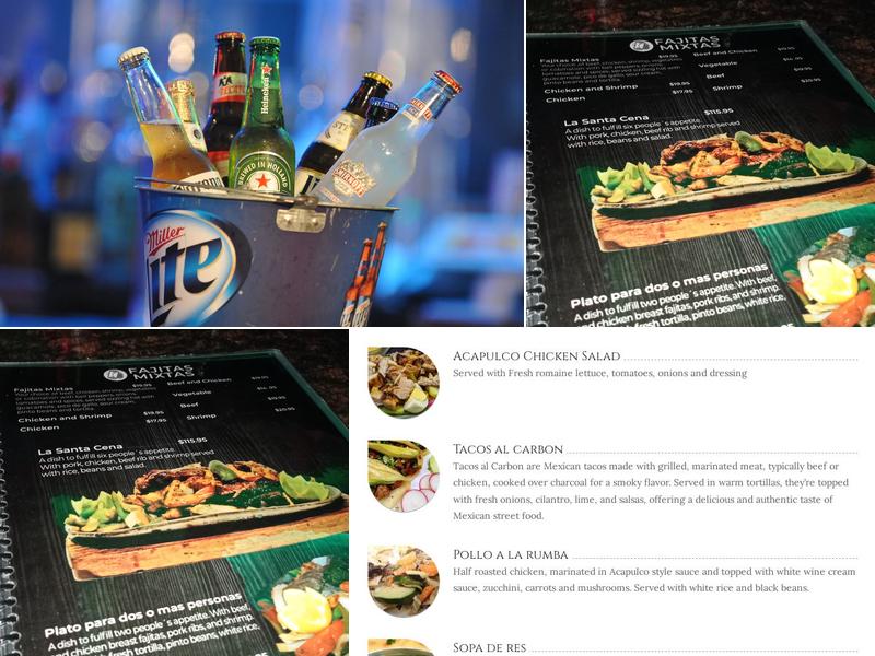 rumba Menu