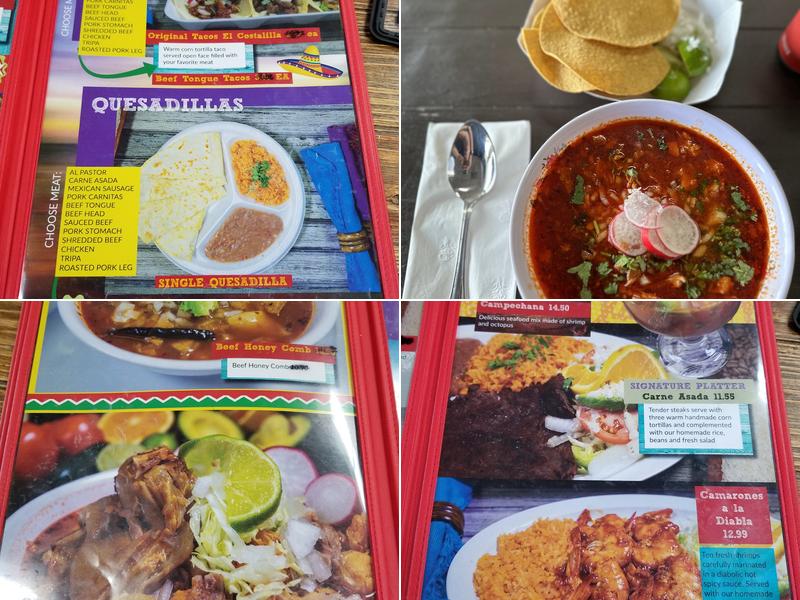 Tacos El Costalilla Menu