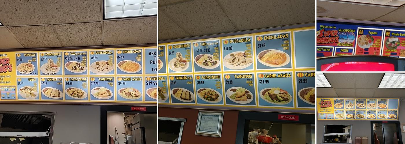 Super Mario's Menu
