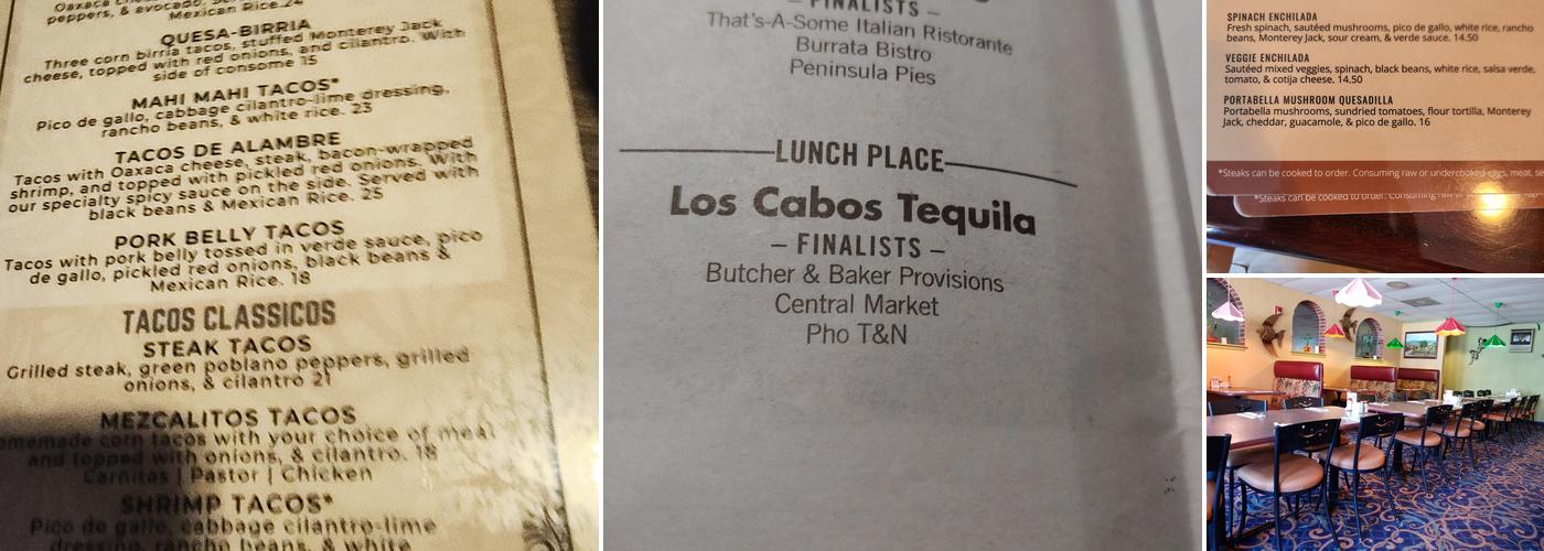 Mezcalitos Mexican Restaurant Menu