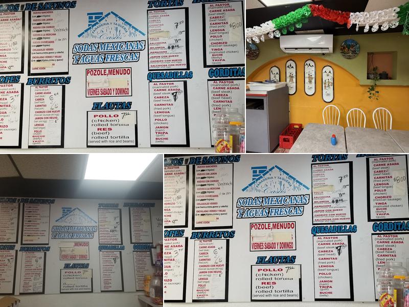 Panaderia Y Taqueria Casas Menu