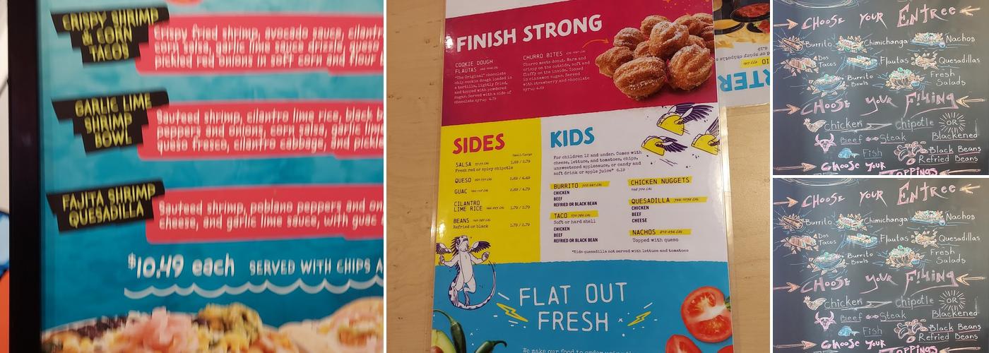 Tijuana Flats Menu