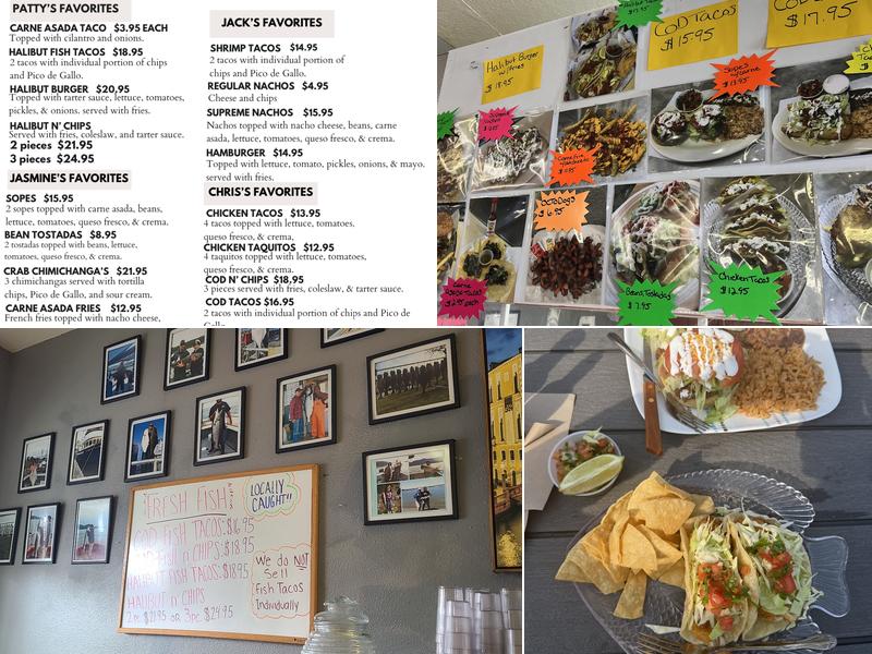 Patty’s Fish Tacos & More Menu
