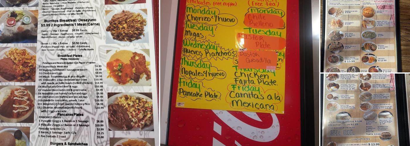 Martha’s Restaurant Menu