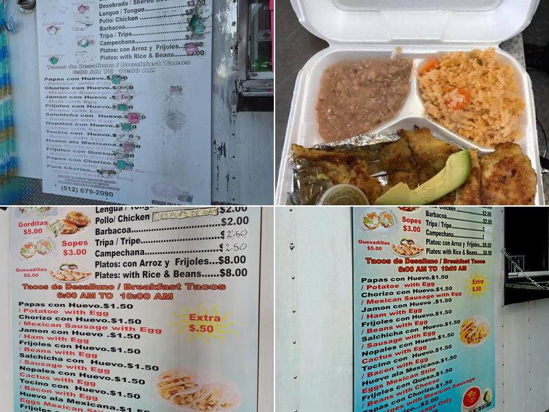 Taqueria Las Palmas Menu