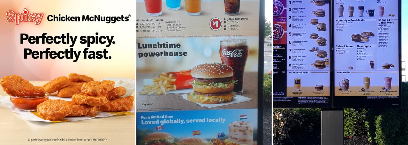 McDonald's Menu