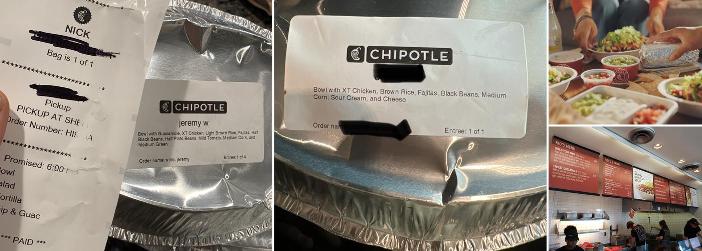 Chipotle Mexican Grill Menu