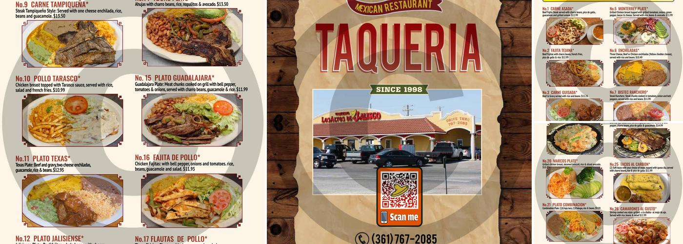 Taqueria Los Altos de jalisco #3 Menu