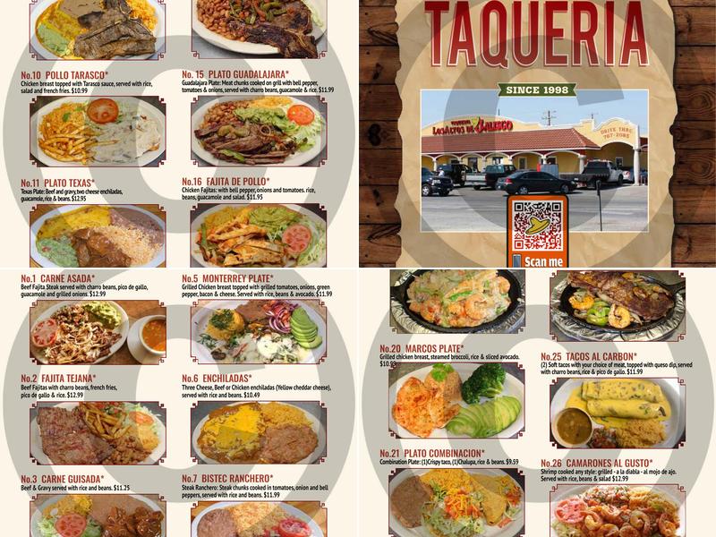 Taqueria Los Altos de jalisco #3 Menu